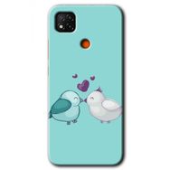 Xiaomi Redmi 9C Mutlu Kuşlar Baskılı Uyumlu Silikon Kılıf