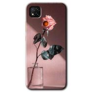 Xiaomi Redmi 9C Retro Gül Baskılı Uyumlu Silikon Kılıf