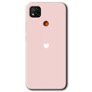 Xiaomi Redmi 9C Sade Kalp Baskılı Uyumlu Silikon Kılıf