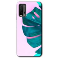 Xiaomi Redmi 9T 3D Yaprak Baskılı Uyumlu Silikon Kılıf