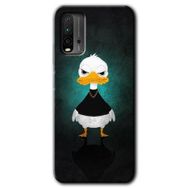 Xiaomi Redmi 9T Angry Duck Baskılı Uyumlu Silikon Kılıf