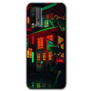 Xiaomi Redmi 9T China Street Baskılı Uyumlu Silikon Kılıf