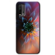 Xiaomi Redmi 9T Çiçek Motif Baskılı Uyumlu Silikon Kılıf