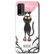 Xiaomi Redmi 9T Dark Sunday Baskılı Uyumlu Silikon Kılıf