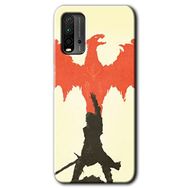 Xiaomi Redmi 9T Dragon Hunter 1 Baskılı Uyumlu Silikon Kılıf