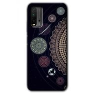 Xiaomi Redmi 9T Gezegen Döngüsü Baskılı Uyumlu Silikon Kılıf