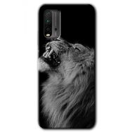 Xiaomi Redmi 9T Lion Baskılı Uyumlu Silikon Kılıf