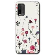 Xiaomi Redmi 9T Mat Çiçek Baskılı Uyumlu Silikon Kılıf