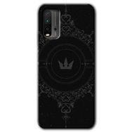 Xiaomi Redmi 9T Siyah Mandala 1 Baskılı Uyumlu Silikon Kılıf