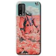 Xiaomi Redmi 9T Uzay Bahçesi Baskılı Uyumlu Silikon Kılıf
