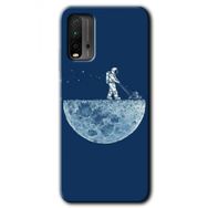 Xiaomi Redmi 9T Uzay İşçisi Baskılı Uyumlu Silikon Kılıf