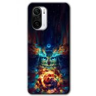 Xiaomi Redmi K40 Ballı Baykuş Baskılı Uyumlu Silikon Kılıf