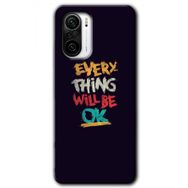 Xiaomi Redmi K40 Everything Baskılı Uyumlu Silikon Kılıf