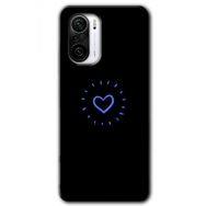 Xiaomi Redmi K40 Heart Strokes Baskılı Uyumlu Silikon Kılıf