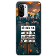 Xiaomi Redmi K40 Manzara Seviyorum Baskılı Uyumlu Silikon Kılıf