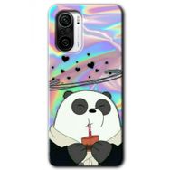 Xiaomi Redmi K40 Milkshake Panda Baskılı Uyumlu Silikon Kılıf