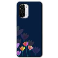Xiaomi Redmi K40 Pro Çizim Çiçekleri Baskılı Uyumlu Silikon Kılıf