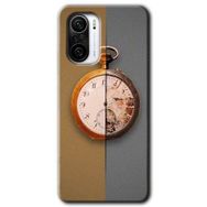 Xiaomi Redmi K40 Pro Clocks Artwork Baskılı Uyumlu Silikon Kılıf