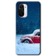 Xiaomi Redmi K40 Pro Karlı Vosvos Baskılı Uyumlu Silikon Kılıf