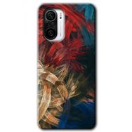 Xiaomi Redmi K40 Pro Karma Boyalar Baskılı Uyumlu Silikon Kılıf