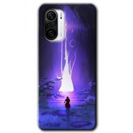 Xiaomi Redmi K40 Pro Wanderer Silhouette Baskılı Uyumlu Silikon Kılıf