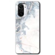 Xiaomi Redmi K40 Pro White Marble Baskılı Uyumlu Silikon Kılıf