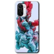 Xiaomi Redmi K40 Renkli Karışım Baskılı Uyumlu Silikon Kılıf