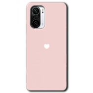 Xiaomi Redmi K40 Sade Kalp Baskılı Uyumlu Silikon Kılıf