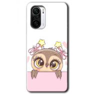 Xiaomi Redmi K40 Sevimli Baykuş Baskılı Uyumlu Silikon Kılıf