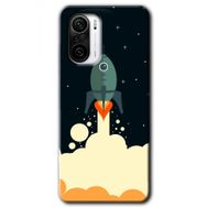 Xiaomi Redmi K40 Space Smoke Baskılı Uyumlu Silikon Kılıf