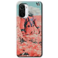 Xiaomi Redmi K40 Uzay Bahçesi Baskılı Uyumlu Silikon Kılıf
