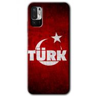 Xiaomi Redmi Note 10 5G Ayyıldız Türk Baskılı Uyumlu Silikon Kılıf