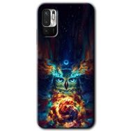 Xiaomi Redmi Note 10 5G Ballı Baykuş Baskılı Uyumlu Silikon Kılıf