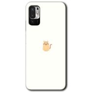 Xiaomi Redmi Note 10 5G Cat Minimalism Baskılı Uyumlu Silikon Kılıf