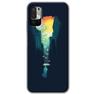 Xiaomi Redmi Note 10 5G City Bird Sky Baskılı Uyumlu Silikon Kılıf