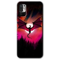 Xiaomi Redmi Note 10 5G Dragon Night Baskılı Uyumlu Silikon Kılıf
