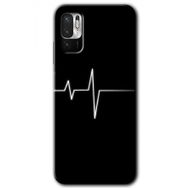 Xiaomi Redmi Note 10 5G Heart Rytm Baskılı Uyumlu Silikon Kılıf
