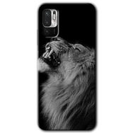 Xiaomi Redmi Note 10 5G Lion Baskılı Uyumlu Silikon Kılıf