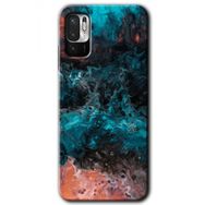Xiaomi Redmi Note 10 5G Liquid Colorfull Baskılı Uyumlu Silikon Kılıf