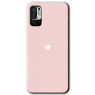 Xiaomi Redmi Note 10 5G Sade Kalp Baskılı Uyumlu Silikon Kılıf