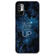 Xiaomi Redmi Note 10 5G Stars Wallpaper Baskılı Uyumlu Silikon Kılıf