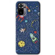 Xiaomi Redmi Note 10 Kedi Galaksi Baskılı Uyumlu Silikon Kılıf