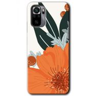 Xiaomi Redmi Note 10 Portakal Çiçeği Baskılı Uyumlu Silikon Kılıf
