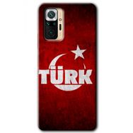 Xiaomi Redmi Note 10 Pro Ayyıldız Türk Baskılı Uyumlu Silikon Kılıf