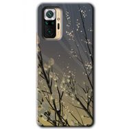 Xiaomi Redmi Note 10 Pro Branches Flowers Baskılı Uyumlu Silikon Kılıf