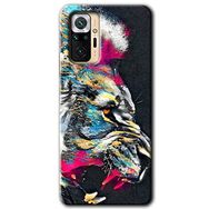 Xiaomi Redmi Note 10 Pro Colorfull Aslan Baskılı Uyumlu Silikon Kılıf
