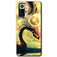 Xiaomi Redmi Note 10 Pro Digital Dragon Baskılı Uyumlu Silikon Kılıf