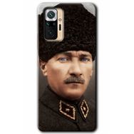 Xiaomi Redmi Note 10 Pro Hd Desen Baskılı Başkomutan Atatürk Arka Kapak Kılıf
