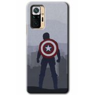 Xiaomi Redmi Note 10 Pro Hd Desen Baskılı Captain Avenger Arka Kapak Kılıf