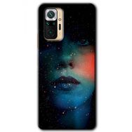 Xiaomi Redmi Note 10 Pro Karanlık Kadın Baskılı Uyumlu Silikon Kılıf